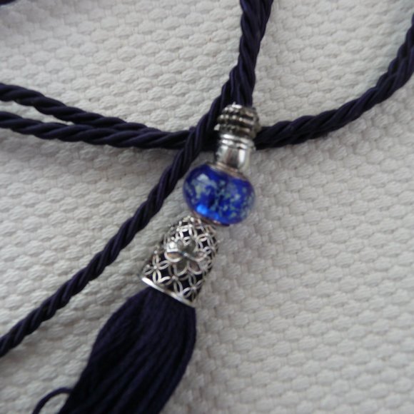 Cord belt, bracelet & necklace - Picture 2 of 8